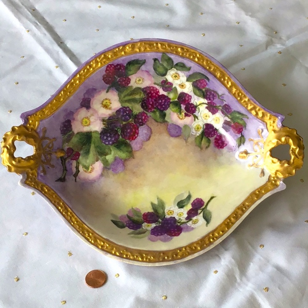 Limoges Hand Painted Antique Bowl-Free Shipping!